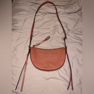 Michael Kors Leather Crossbody Saddle Bag